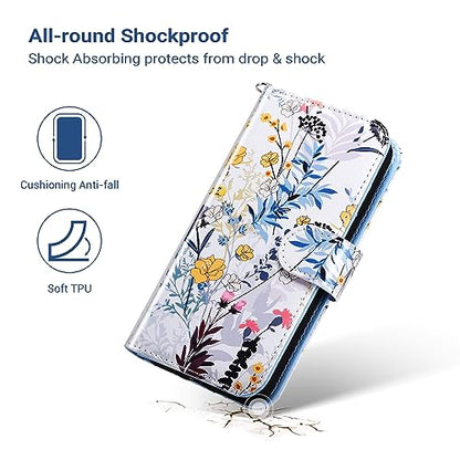 ULAK for iPhone SE 3(2022)/SE(2020)/8/7 Wallet Case Card Holder, Forest | Premium PU Leather Flip Case with Kickstand Card Slots,RFID Blocking,Wrist Strap, Durable Shockproof Cover 4.7 Inch - color: Forest