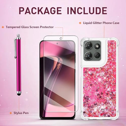for Moto G 2025/2026 Case, Moto G Play 2026 Phone Case, Pink - color: Hot Pink