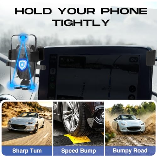 Mazda CX-3 16-21/Mazda 3 14-16/MX-5 Miata 16-23 Car Phone Holder 7" Screen - size: For CX-3/MX-5 Miata