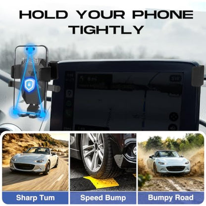 Mazda CX-3 16-21/Mazda 3 14-16/MX-5 Miata 16-23 Car Phone Holder 7" Screen - size: For CX-3/MX-5 Miata