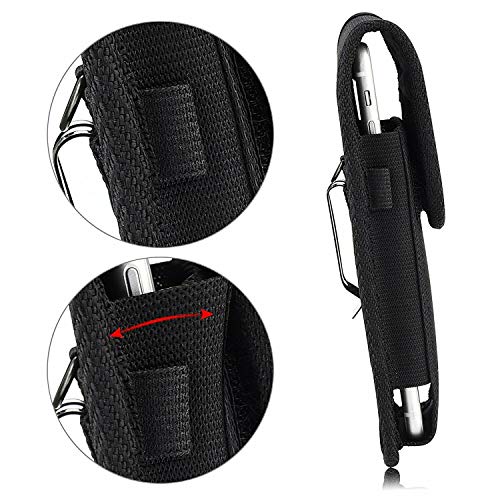for Samsung Galaxy A32 Case; TMAN® Rugged Nylon Holster Heavy Duty Vertical Holster w Metal Belt Clip Pouch Case for Samsung Galaxy A32 5G (Slim Size Fit) - size: Slim Size Fit