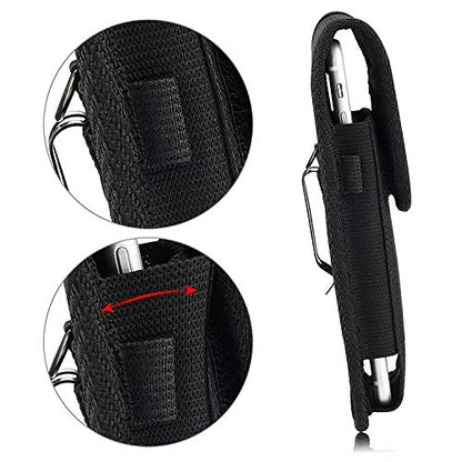 for Samsung Galaxy A32 Case; TMAN® Rugged Nylon Holster Heavy Duty Vertical Holster w Metal Belt Clip Pouch Case for Samsung Galaxy A32 5G (Slim Size Fit) - size: Slim Size Fit