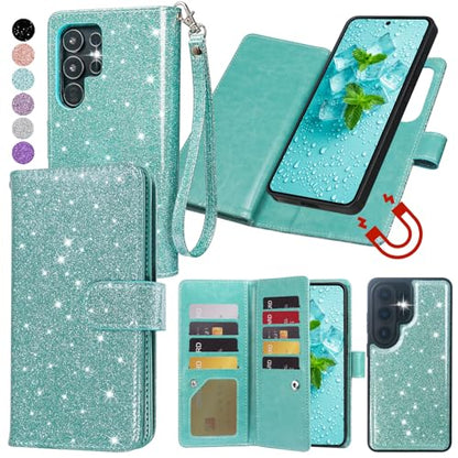 Varikke for Galaxy S26 Ultra Wallet Case Magnetic Detachable, Mint Green - color: Mint, size: Galaxy S26 Ultra 6.9"