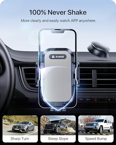andobil 2026 True Military-Grade Phone Holders for Your Car Vent - color: Gray