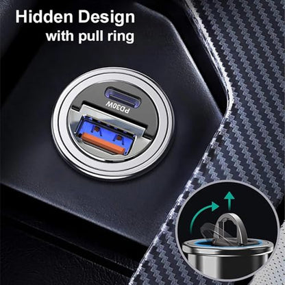for Qi2 15W MagSafe Round Car Cup Holder Charger Magnetic Charger