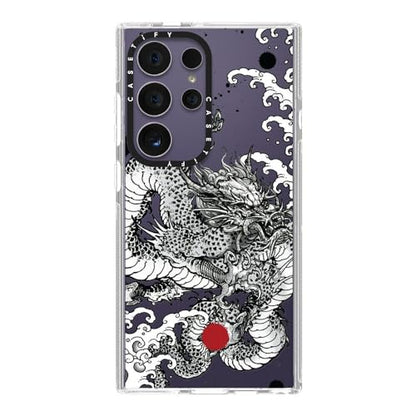 CASETiFY for Galaxy S24 Ultra Case - Impact Clear | Not Yellowing | 6.6 ft. Drop Protection | Power Dragon | Clear - color: Power Dragon by Gabe Shum, size: Galaxy S24 Ultra