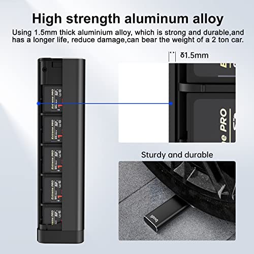 BUDI Pop-up Design 30 Slots Memory Card Case Crush & Shockproof Wallet for 27 Micro SD SDXC SDHC TF Cards and 6 Cards/Micro SDHC/Micro Holder Organizer,Case Storage - size: classic case