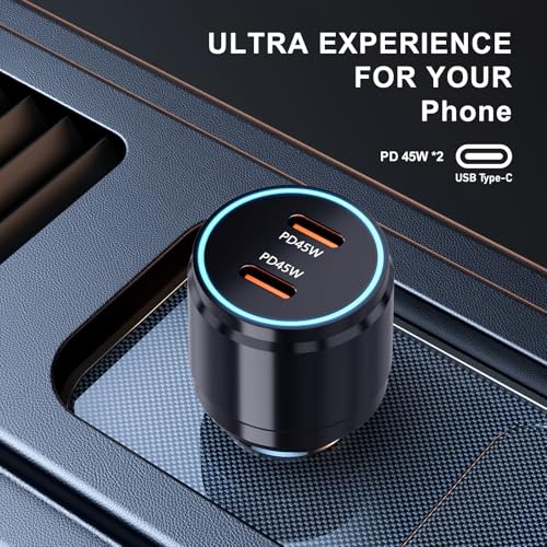 Samsung 45W USB-C Charger, 45W PPS Super Fast USB-C Wall/Car Charger