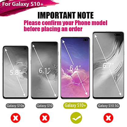 Battery Case for Samsung Galaxy S10+ Plus, 5000mAh Rechargeable Extended Battery Charging Case, Add 150% Extra Juice (6.4 Inches) Black