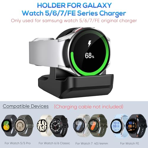 Stand for Samsung Galaxy Watch 7 40,44mm/Ultra/6 Classic/5/5 Pro, Black