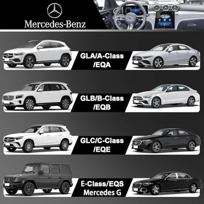 MagSafe Car Mount for Mercedes-Benz, Round Air Vent Holder with Strong Magnet, Compatible with Mercedes Benz GLC, C-Class, E-Class, A/B-Class, GLC/GLB/GLA/Sprinter, Mercedes Benz Accessories - style: Magsafe