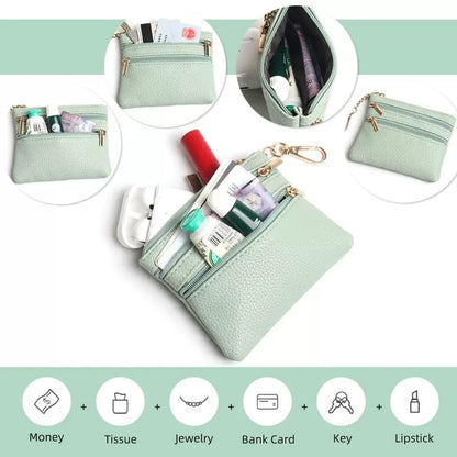 Crossbody Body Phone Holder for Women, New Phone Strap with Zippered Pouch, Adjustable Crossbody Strap - color: Green