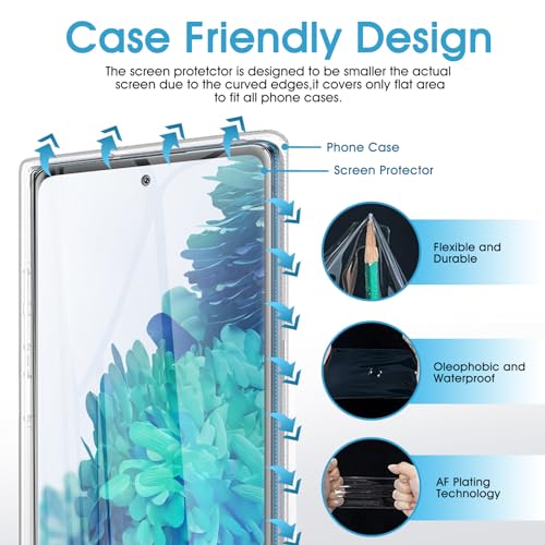 3 Pack for Samsung Galaxy S20 FE Screen Protector Flexible Soft - size: Samsung Galaxy S20 FE