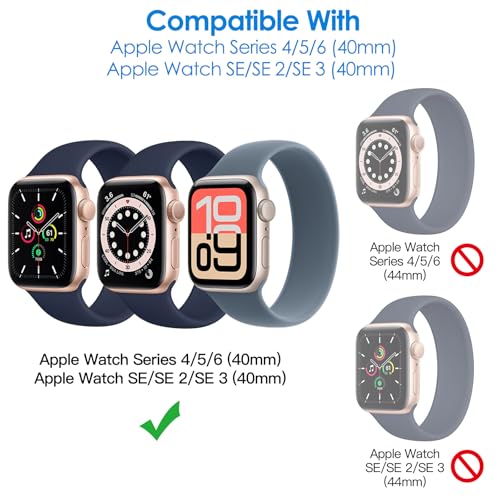 JETech TPU Screen Protector for Apple Watch SE 3/2/1, Series 6/5/4 40mm - size: Apple Watch SE 3/2/1 / Series 6 5 4 40mm