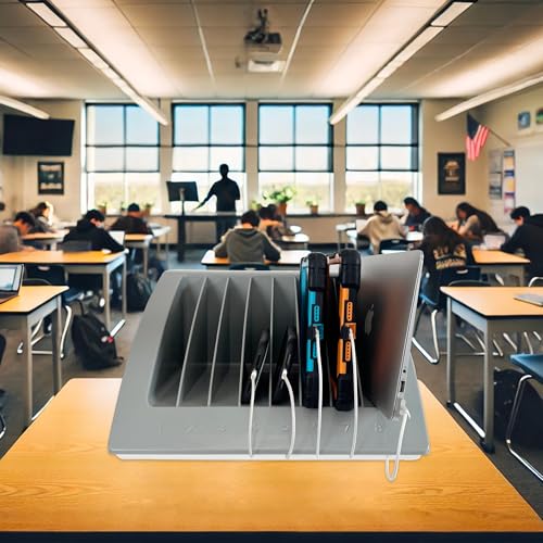 6-Pack | 8-Device Laptop & Tablet Charging Station - size: 6 Pack/8-Device