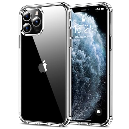 HOOMIL Case for iPhone 11 Pro 5.8-Inch, Non-Yellowing, Drop Protection, Anti-Scratch Transparent Hard Back Phone Cover - Crystal Clear - color: Clear, size: iPhone 11 Pro