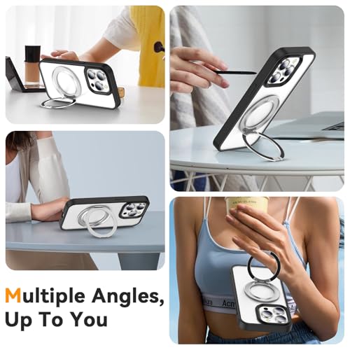 360° Rotation Cell Phone Ring Holder Stand Compatible iPhone & Most Phones - color: Silver