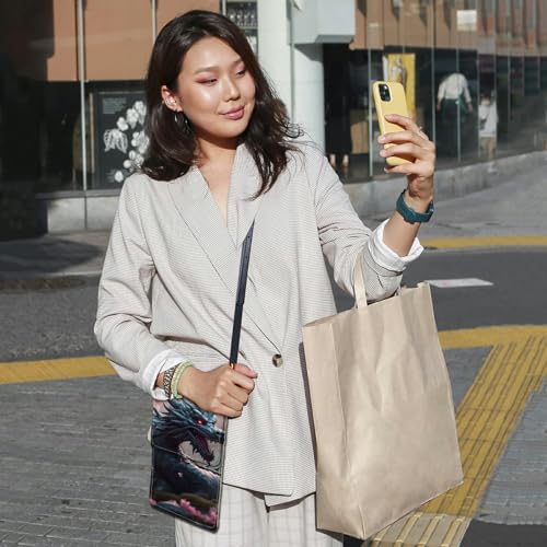 Small Crossbody Bags with Adjustable Shoulder Strap - color: Dragon Cherry Tree
