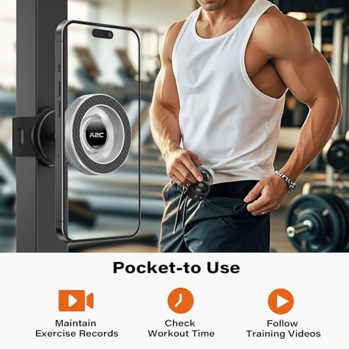 A2C Phone Holder for Peloton Bike, Stroller Phone Holder with Strong Magnet