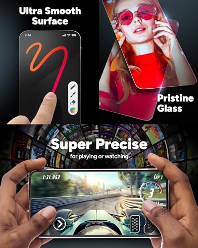 ZAGG Glass Elite iPad Air 13" (M5)/ (M4)/ (M3)/ (M2) Screen Protector - Ultra-Strong, Scratch-Resistant, Smudge-Free, Easy Install, Eco-Friendly, Tempered Aluminosilicate Glass - size: iPad Air 13-inch (M5)/ (M4)/ (M3)/ (M2), style: Glass Elite