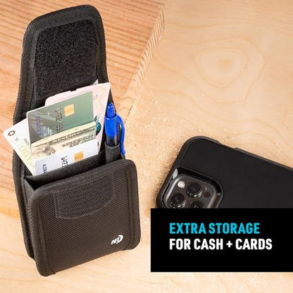 Nite Ize Clip Case Cargo Universal Rugged Holster - Belt Clip Phone Case for Easy Access - Heavy Duty & Protective - Multi-Purpose - Durable Design - Vertical, XL | Easy Access - Heavy Duty & Protective - Multi-Purpose - Durable Design - Vertical, XL - si