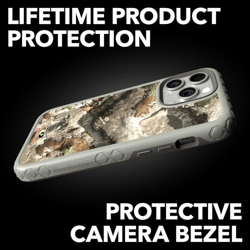 Mossy Oak | Terra Gila | Dual-Layer Case in Gray Designed for iPhone 13 Pro Shock & Drop Proof - Durable | As Seen on Shark Tank - color: Terra Gila | Gray, size: Apple iPhone 13 Pro