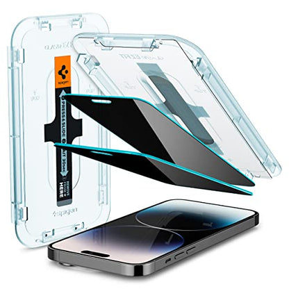 Spigen GlasTR EZ FIT Privacy Screen Protector for iPhone 14 Pro - size: iPhone 14 Pro