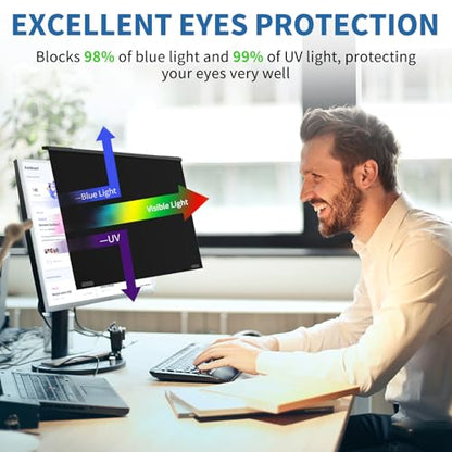 Magnetic 27 Inch Hanging Computer Privacy Screen for 16:9 Monitors