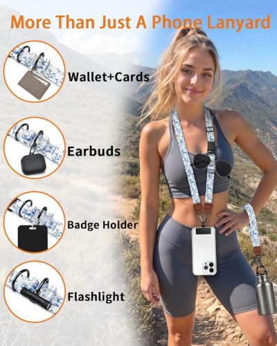 Cute Dog Phone Lanyard Crossbody Wrist Strap Around Neck Women - color: Cute Dog