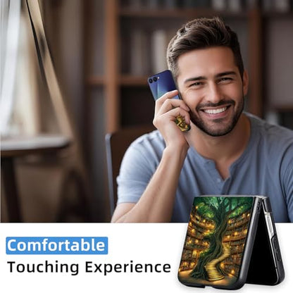 for Z Flip 7 Case Ultra Thin 1.2mm Matte Hard PC Phone Cover- Anti-Scratch Anti-Fingerprint Slim Fit Shockproof Protection Cover for Samsung Galaxy Z Flip 7 Case,Enchanted Library - color: Enchanted Library