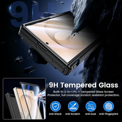 VEGO for Galaxy Z Fold 8 Ultra Case with Belt Clip Holster A-Black - color: A-Black, size: Galaxy Z Fold 8 Ultra