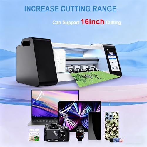 Intelligent Film Cutting Machine for Hydrogel TPU Screen Protectors for Front of The Cellphone,Mobile Phone Screen Protector Machine Cutting,for Smartphones