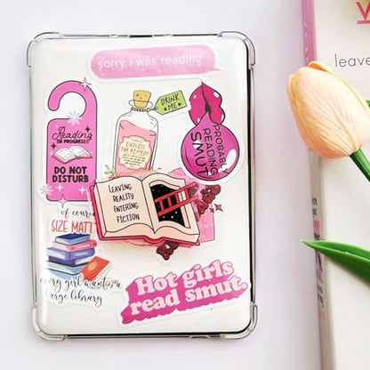Unique Book Design, Expandable Collapsible Grip, for with Kindle E-Readers, iPhones and Smartphones,Rotating Folding Elastic Base, A Gift for Book Lover - color: Unique Book Design