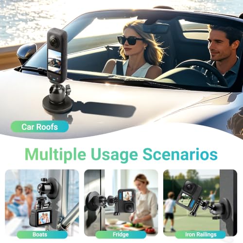 Magnetic Camera Mount for GoPro Hero/Insta360/DJI Action Camera