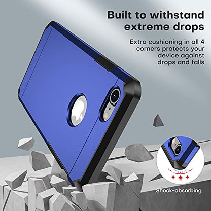 ImpactStrong for iPhone 7 Case/iPhone 8 Case, Heavy Duty Dual Layer Protection Cover (Navy Blue)
