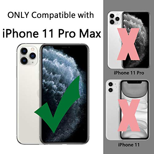 TENOC Phone Case Compatible with iPhone 11 Pro Max, Black Case Anti-Fingerprint Protective Bumper Matte Cover for 6.5 Inch - color: Black, size: iPhone 11 Pro Max