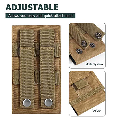Tactical Holster Large Belt Pouch Molle Carrying Cover Case for Less 6.5" Phone