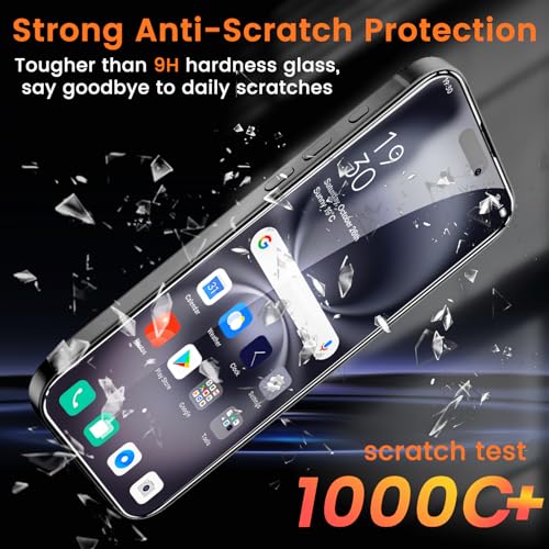 Lesakit 4+4 Pack Privacy Screen Protector for iPhone 16 6.1-Inch with 4 Pack Camera Lens Protector, Anti Spy Tempered Glass Film 9H Hardness Case Friendly - size: iPhone 16