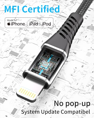 Coiled USB C to Lightning Cable for Car 2 Pack, 3FT Apple Carplay Cable, Short Retractable iPhone Charger Fast Charging Cord for iPhone 14 13 12 11 Pro Max Xs X Xr 8/Airpods - style: Coiled USB-C to Lightning