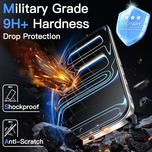 JETech Anti-Reflective 9H+ Screen Protector for iPhone 17 Pro Max, 2-Pack - size: iPhone 17 Pro Max