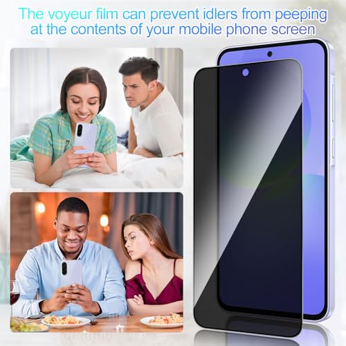 2 Pack Privacy Screen Protector for Samsung Galaxy A36 5G - color: Samsung Galaxy A36