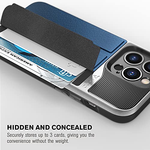 VENA vCommute for iPhone 13 Pro Wallet Case, Blue - color: Blue, size: iPhone 13 Pro