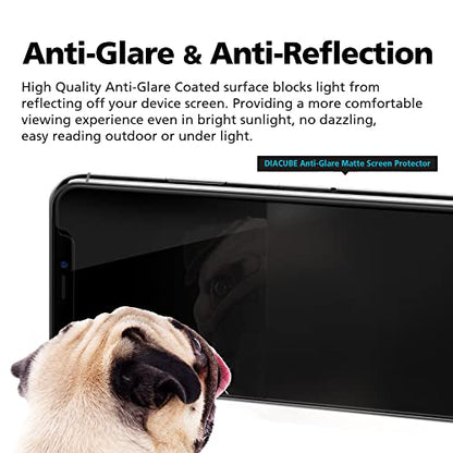 3-Pack Anti Glare Matte Screen Protector for iPhone 13 Mini, Break-Resistant PET EPU Film, Anti Fingerprint, Silky Touch, Dust Free & Easy Installation with Alignment Jig - size: iPhone 13 Mini