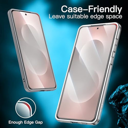 JETech Screen Protector for Samsung Galaxy S25 Edge, 3-Pack | HD Clear, Fingerprint ID Compatible, Anti-Scratch Glass - size: Galaxy S25 Edge