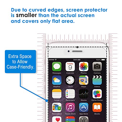 JETech Screen Protector for iPhone SE 3/2, iPhone 8/7/6s/6, 2-Pack | 9H Tempered Glass, HD Clear, Anti-Scratch Protection, Easy Installation Tool - size: iPhone SE 3/2, iPhone 8/7/6s/6