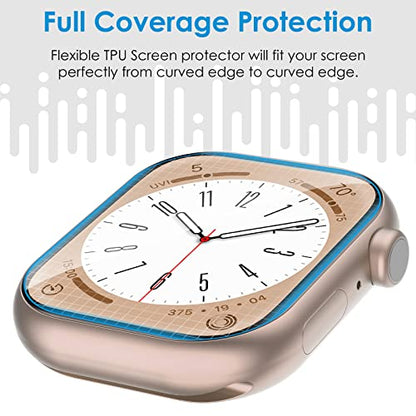UniqueMe 6 Pack for Apple Watch 40mm SE 3/SE 2/SE Screen Protector - size: 40mm