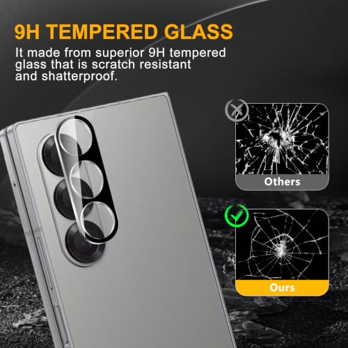 3 Pack Camera Lens Protector for Samsung Galaxy Z Fold 6 - size: Galaxy Z Fold 6