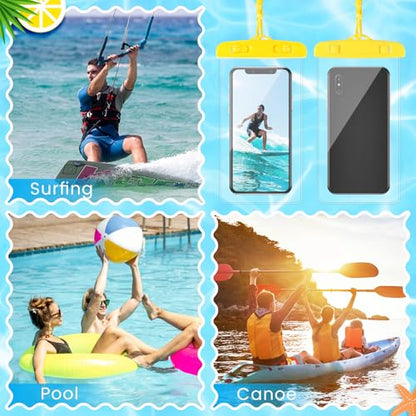 40 Pack Universal Clear Waterproof Phone Pouch, Colorful - color: Colorful