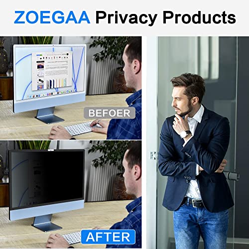 Removable 24 inch iMac Privacy Screen Filter (2021-2024, M1, M3, M4 Chip) - size: iMac 24 inch（2021-2024）