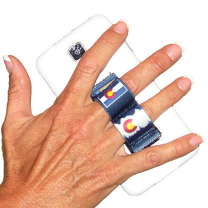 LAZY-HANDS 2-Loop Phone Grip - XL - Colorado Blue - color: Colorado Blue - XL